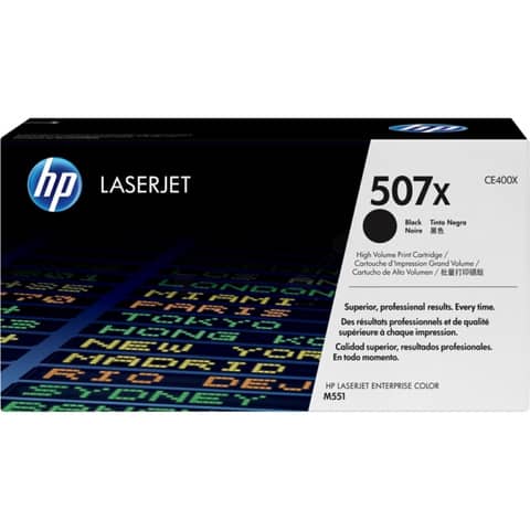 Toner alta capacità 507X HP nero  CE400X